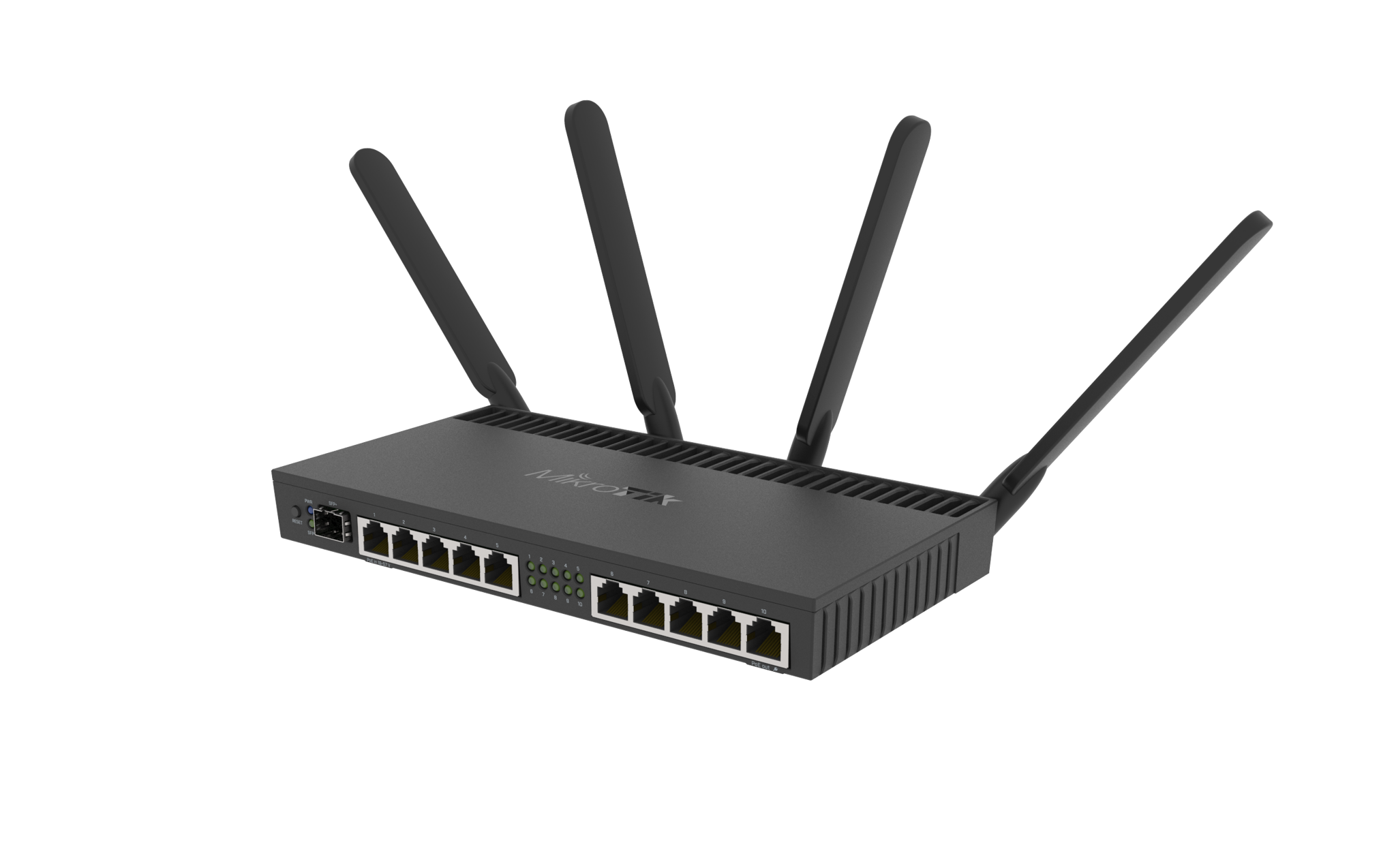 Picture of MikroTik RB4011iGS+5HacQ2HnD-IN Dual-Band Wi-Fi 5 Router – 10x Gigabit Ports, 2.4/5GHz, Powerful Home & Business Router